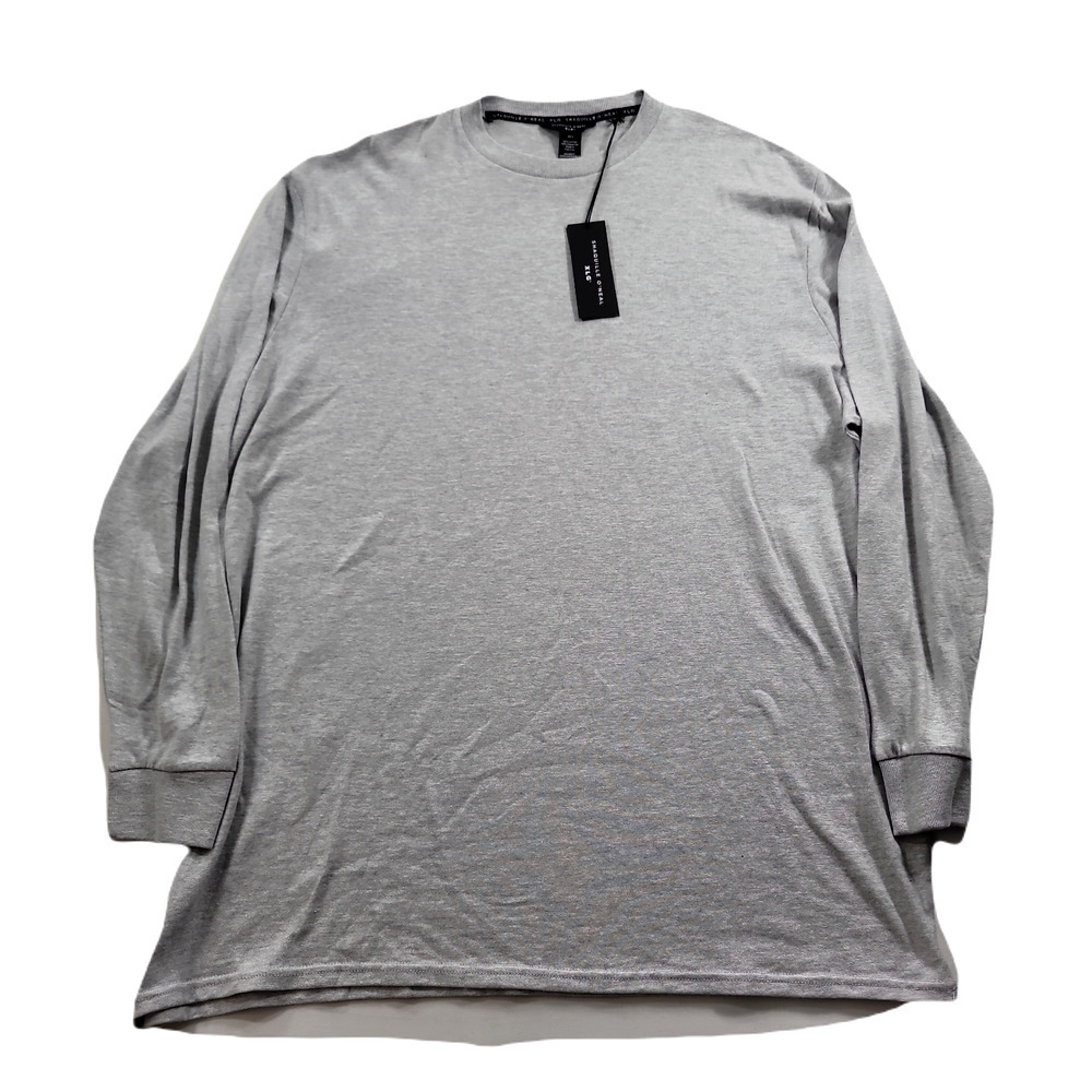 Shaquille O'Neal Sweater Mens 4XLT‎ 4XL Big Tall Light Grey Crewneck NEW